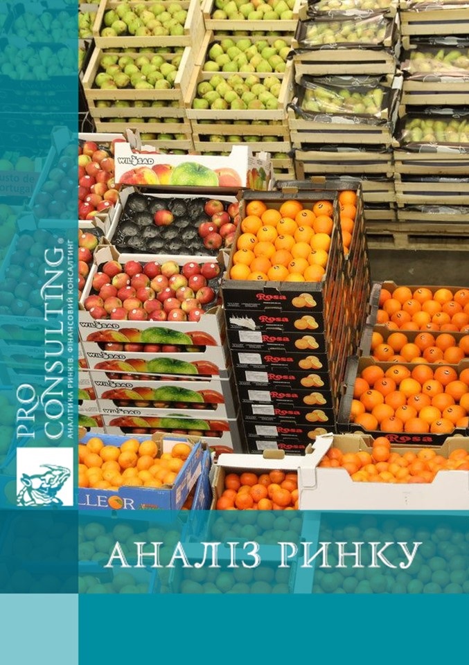 Аналіз розвитку торгівлі на оптових продуктових ринках в Україні. 2024 рік